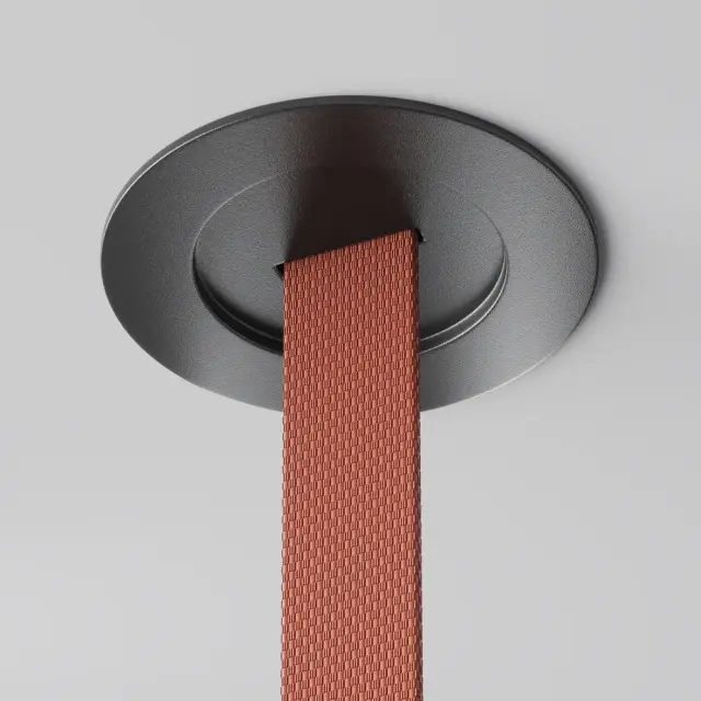 Ввод питания Maytoni ACCESSORIES FOR SYSTEM PARITY — тканевые, черный, ракурс 3