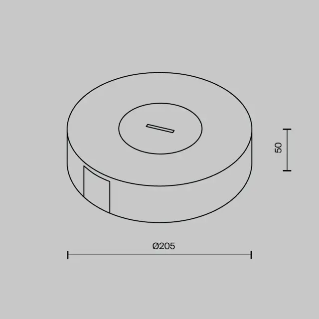 Ввод питания Maytoni ACCESSORIES FOR SYSTEM PARITY — тканевые, черный, ракурс 4