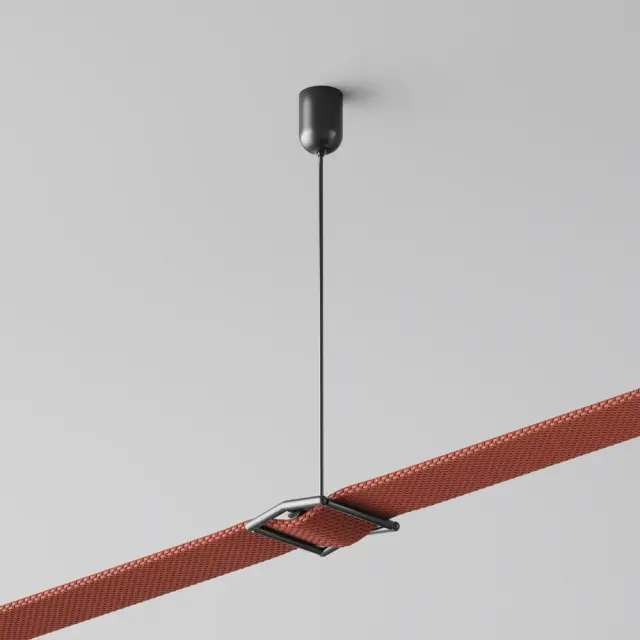 Крепёж Maytoni ACCESSORIES FOR SYSTEM PARITY — тканевые, черный, ракурс 3
