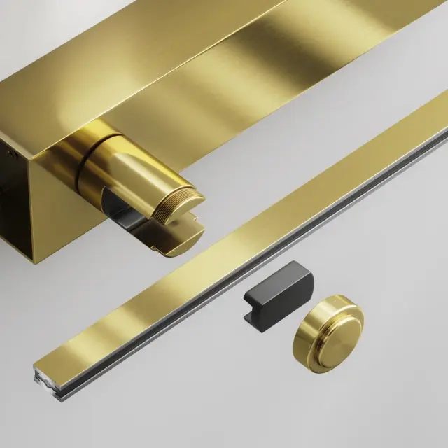 Комплектующая Maytoni ACCESSORIES FOR TRACKS FLARITY — магнитные, латунь, ракурс 2