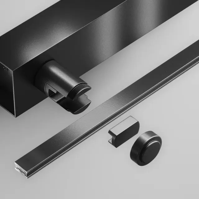 Комплектующая Maytoni ACCESSORIES FOR TRACKS FLARITY — магнитные, черный, ракурс 2