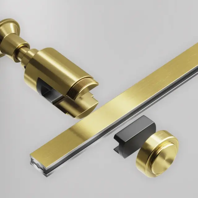 Крепёж Maytoni ACCESSORIES FOR TRACKS FLARITY — магнитные, латунь, ракурс 2