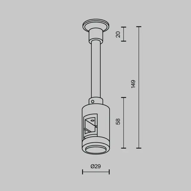 Крепёж Maytoni ACCESSORIES FOR TRACKS FLARITY — магнитные, латунь, ракурс 4