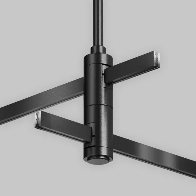 Крепёж Maytoni ACCESSORIES FOR TRACKS FLARITY — магнитные, черный, ракурс 3