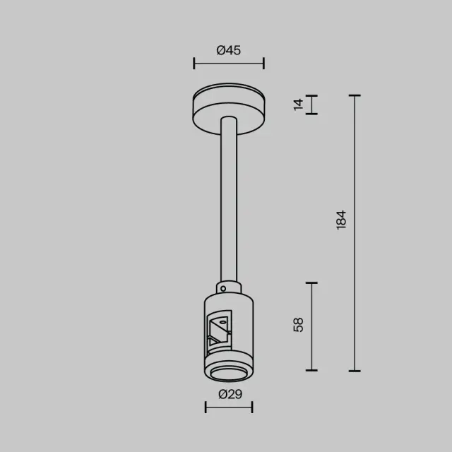 Крепёж Maytoni ACCESSORIES FOR TRACKS FLARITY — магнитные, латунь, ракурс 4