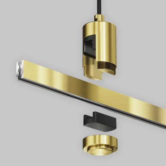 Крепёж Maytoni ACCESSORIES FOR TRACKS FLARITY — магнитные, латунь, ракурс 2