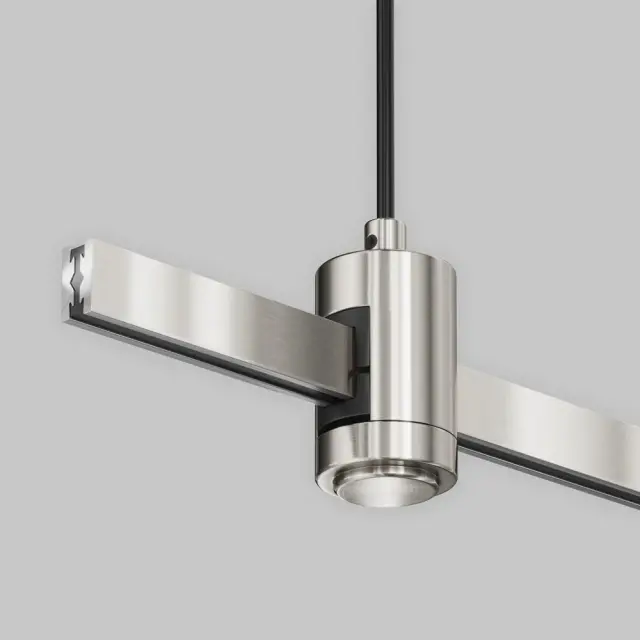 Крепёж Maytoni ACCESSORIES FOR TRACKS FLARITY — магнитные, никель, ракурс 3