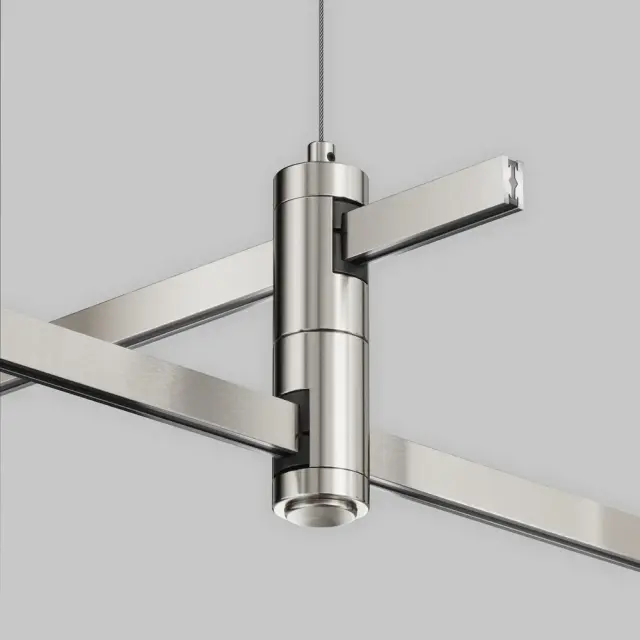 Крепёж Maytoni ACCESSORIES FOR TRACKS FLARITY — магнитные, никель, ракурс 3