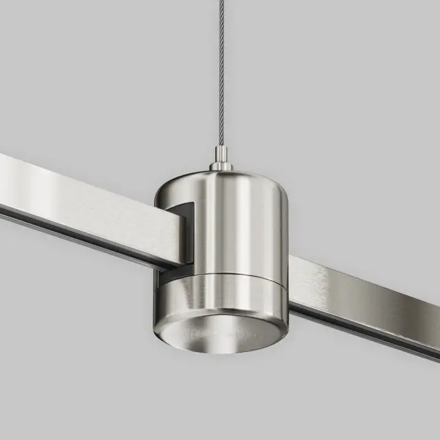 Крепёж Maytoni ACCESSORIES FOR TRACKS FLARITY — магнитные, никель, ракурс 3