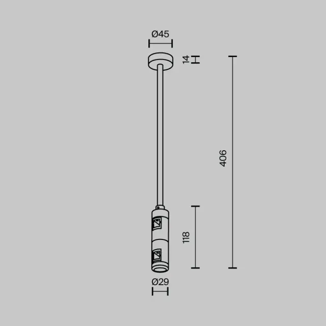 Крепёж Maytoni ACCESSORIES FOR TRACKS FLARITY — магнитные, никель, ракурс 4