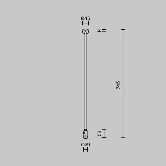 Крепёж Maytoni ACCESSORIES FOR TRACKS FLARITY — магнитные, никель, ракурс 4