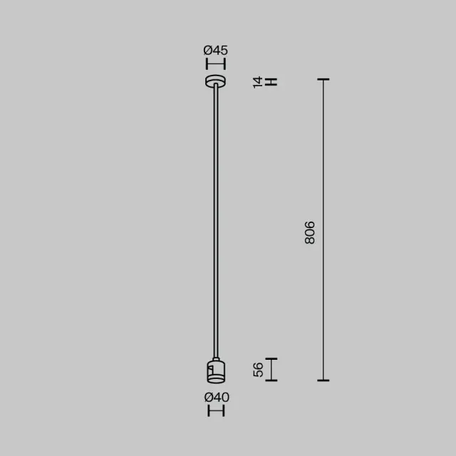 Крепёж Maytoni ACCESSORIES FOR TRACKS FLARITY — магнитные, никель, ракурс 4