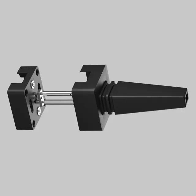 Крепёж Maytoni ACCESSORIES FOR TRACKS ELASITY — магнитные, черный, ракурс 2
