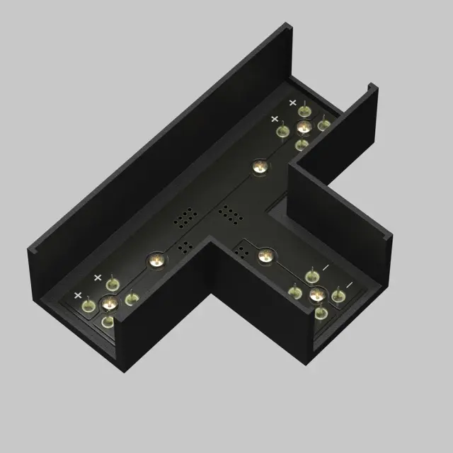 Коннектор Maytoni ACCESSORIES FOR TRACKS ELASITY — магнитные, черный