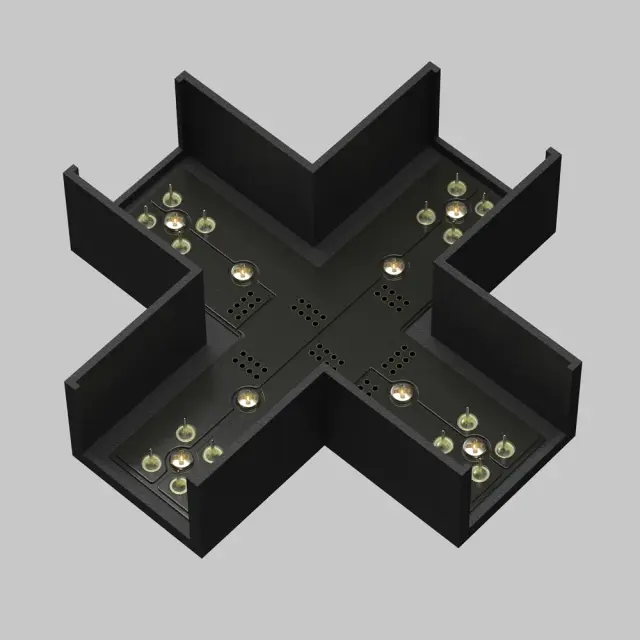 Коннектор Maytoni ACCESSORIES FOR TRACKS ELASITY — магнитные, черный