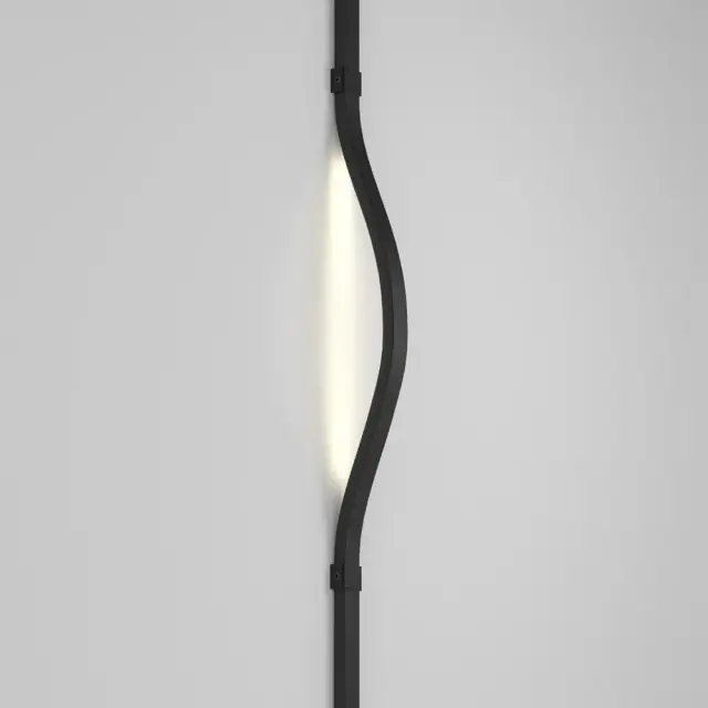 Крепёж Maytoni ACCESSORIES FOR TRACKS ELASITY — магнитные, черный, ракурс 2