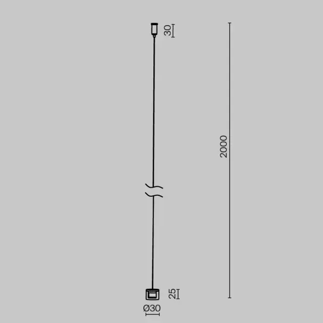 Крепёж Maytoni ACCESSORIES FOR TRACKS ELASITY — магнитные, черный, ракурс 2