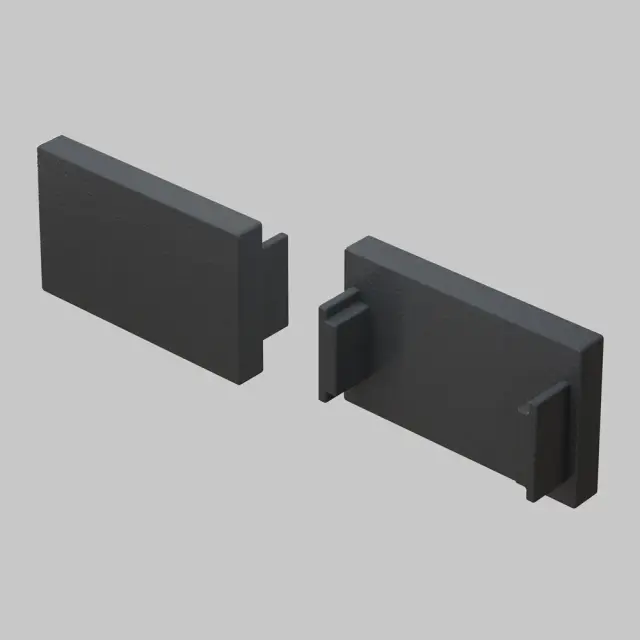 Заглушка Maytoni ACCESSORIES FOR TRACKS BASITY — магнитные, черный