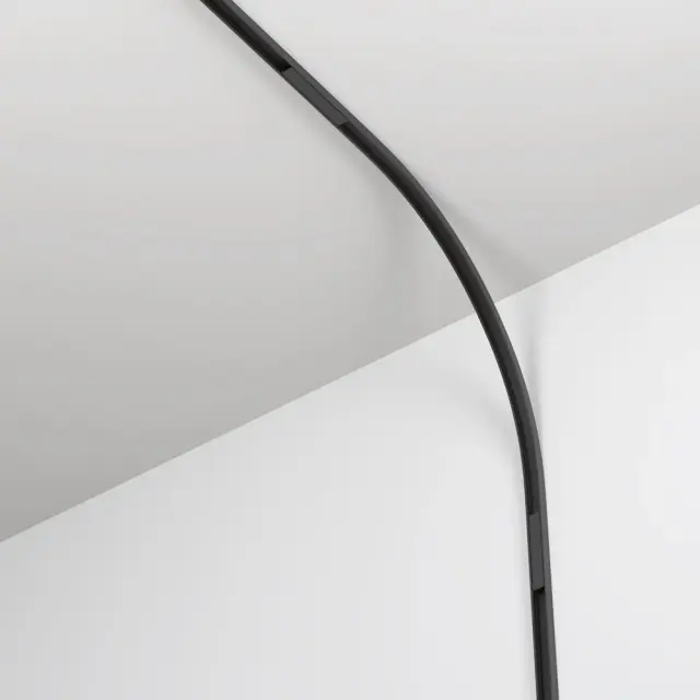 Коннектор Maytoni ACCESSORIES FOR TRACKS BASITY — магнитные, черный, ракурс 3