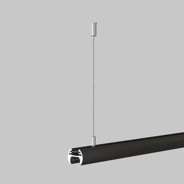 Крепёж Maytoni ACCESSORIES FOR TRACKS BASITY — магнитные, никель, ракурс 3