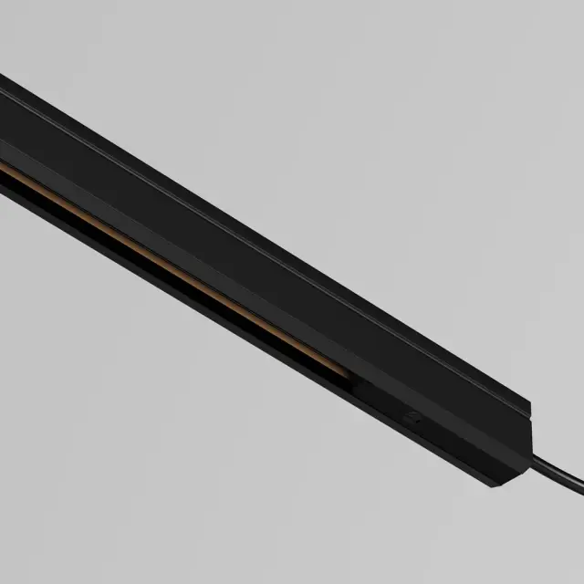 Ввод питания Maytoni ACCESSORIES FOR TRACKS LEVITY — магнитные, черный, ракурс 3