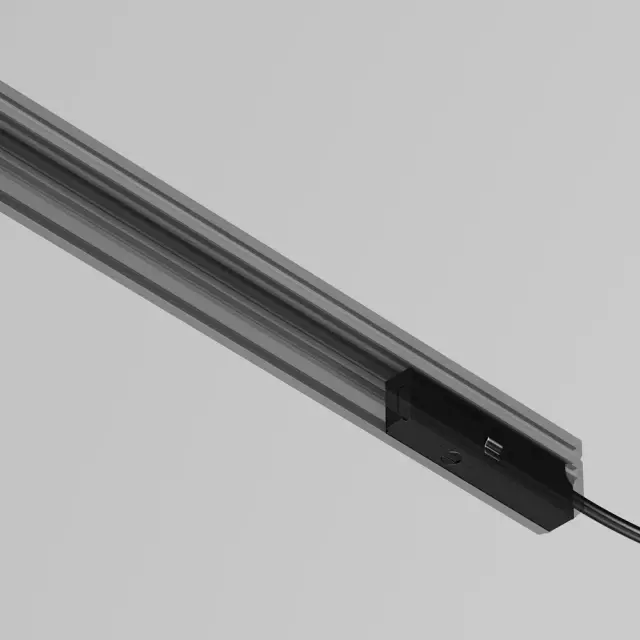 Ввод питания Maytoni ACCESSORIES FOR TRACKS LEVITY — магнитные, черный, ракурс 4