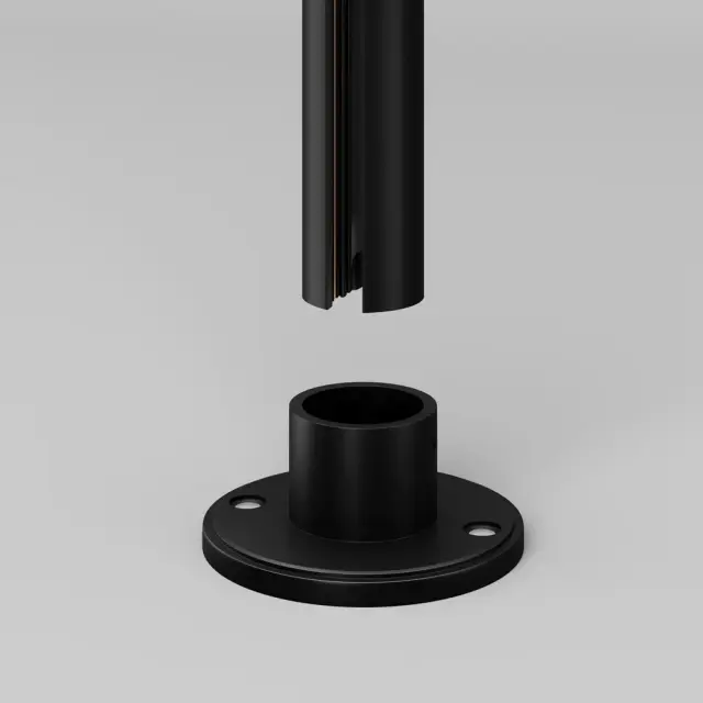 Крепёж Maytoni ACCESSORIES FOR TRACKS LEVITY — магнитные, черный, ракурс 2