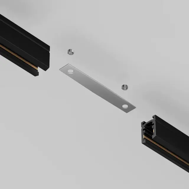 Крепёж Maytoni ACCESSORIES FOR TRACKS LEVITY — магнитные, никель, ракурс 2