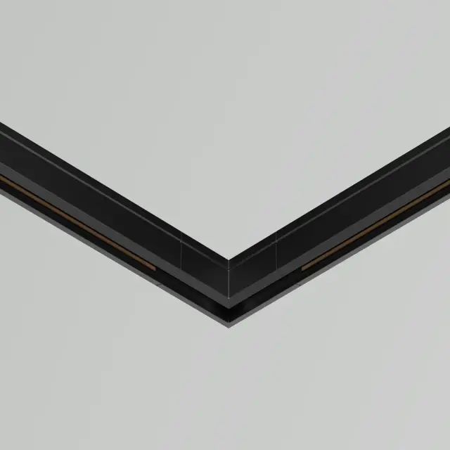 Коннектор Maytoni ACCESSORIES FOR TRACKS LEVITY — магнитные, черный, ракурс 3