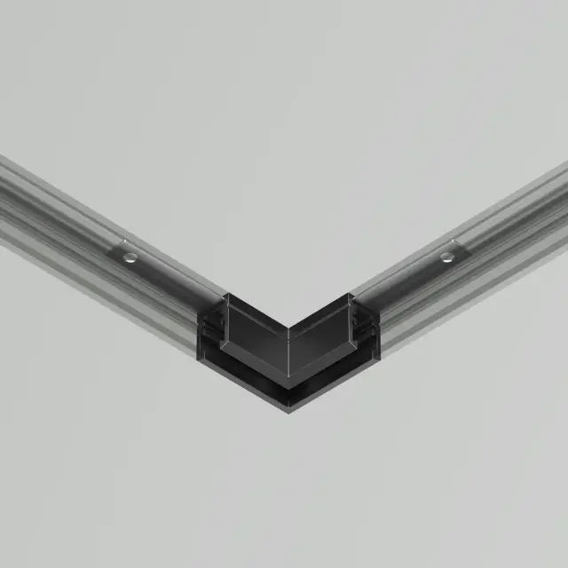 Коннектор Maytoni ACCESSORIES FOR TRACKS LEVITY — магнитные, черный, ракурс 4