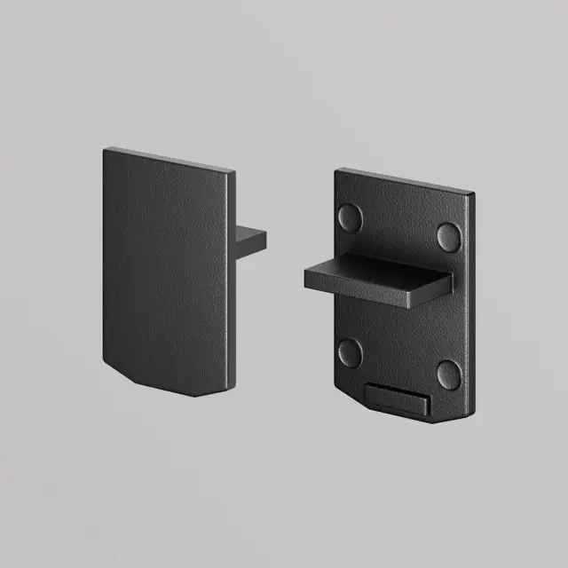 Заглушка Maytoni ACCESSORIES FOR TRACKS LEVITY — магнитные, черный