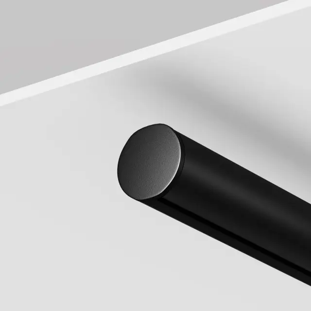 Заглушка Maytoni ACCESSORIES FOR TRACKS LEVITY — магнитные, черный, ракурс 3