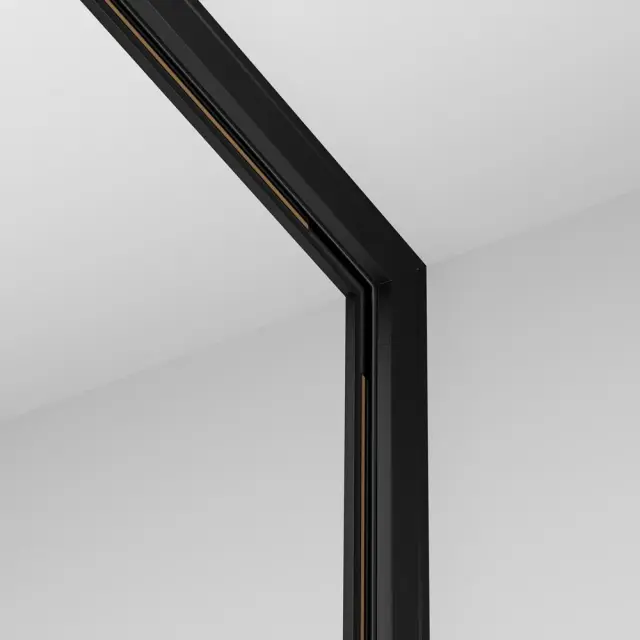 Коннектор Maytoni ACCESSORIES FOR TRACKS LEVITY — магнитные, черный, ракурс 3
