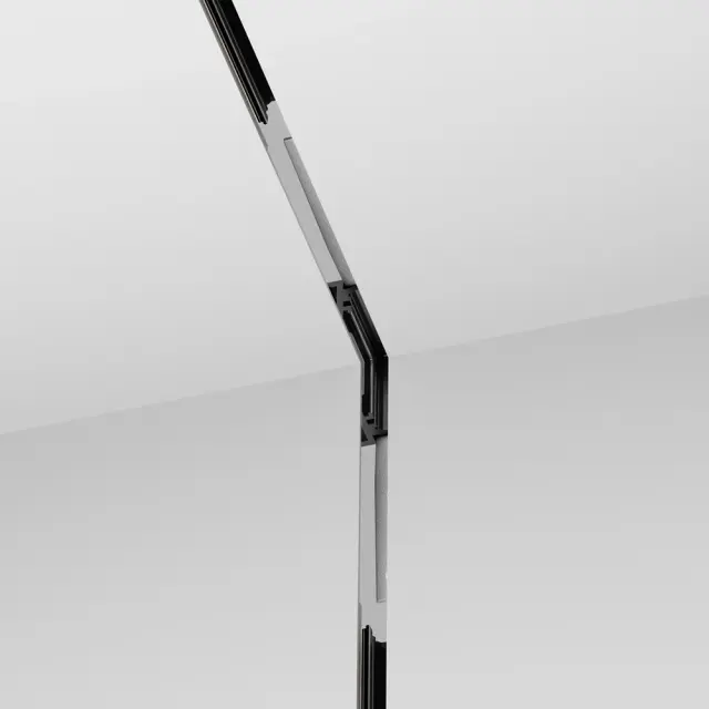 Коннектор Maytoni ACCESSORIES FOR TRACKS LEVITY — магнитные, черный, ракурс 2