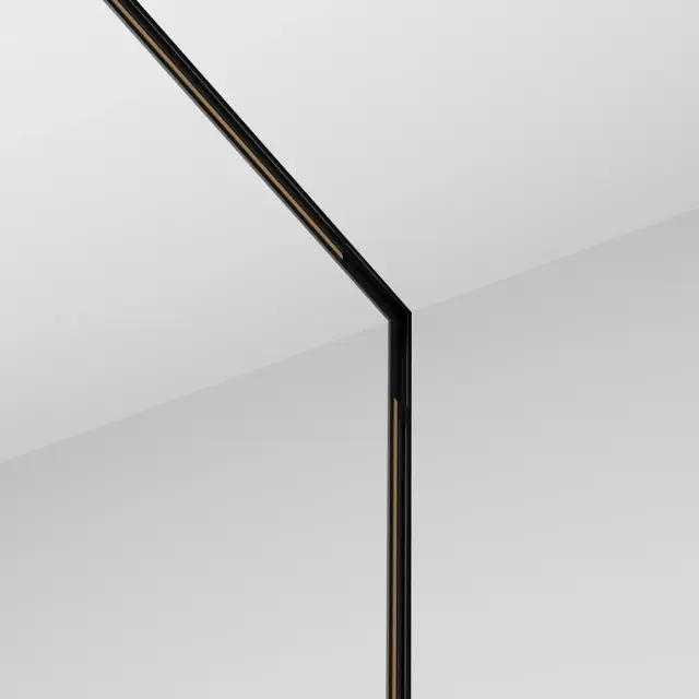 Коннектор Maytoni ACCESSORIES FOR TRACKS LEVITY — магнитные, черный, ракурс 3