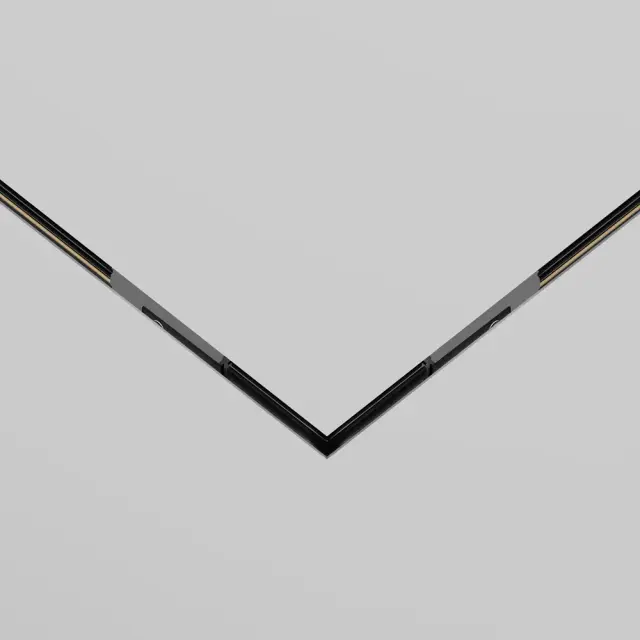 Коннектор Maytoni ACCESSORIES FOR TRACKS LEVITY — магнитные, черный, ракурс 2