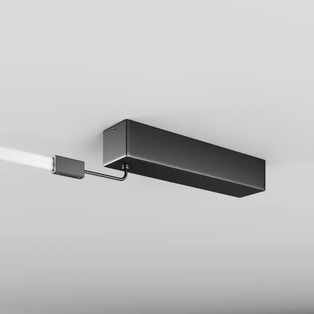 Ввод питания Maytoni ACCESSORIES FOR TRACKS FLEXITY — магнитные, черный, ракурс 4