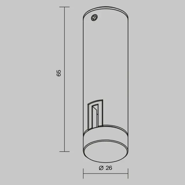 Крепёж Maytoni ACCESSORIES FOR TRACKS FLEXITY — магнитные, черный, ракурс 5