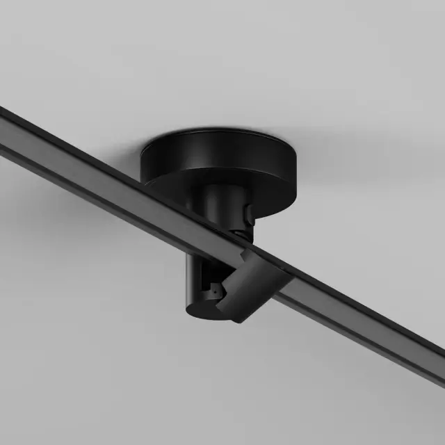 Ввод питания Maytoni ACCESSORIES FOR TRACKS FLEXITY — магнитные, черный, ракурс 2