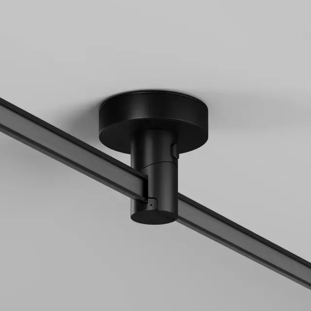 Ввод питания Maytoni ACCESSORIES FOR TRACKS FLEXITY — магнитные, черный, ракурс 3