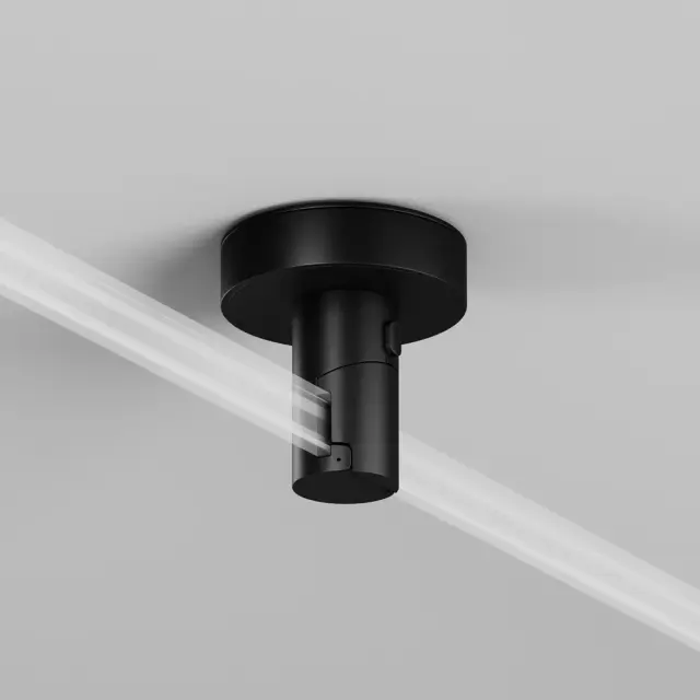 Ввод питания Maytoni ACCESSORIES FOR TRACKS FLEXITY — магнитные, черный, ракурс 4