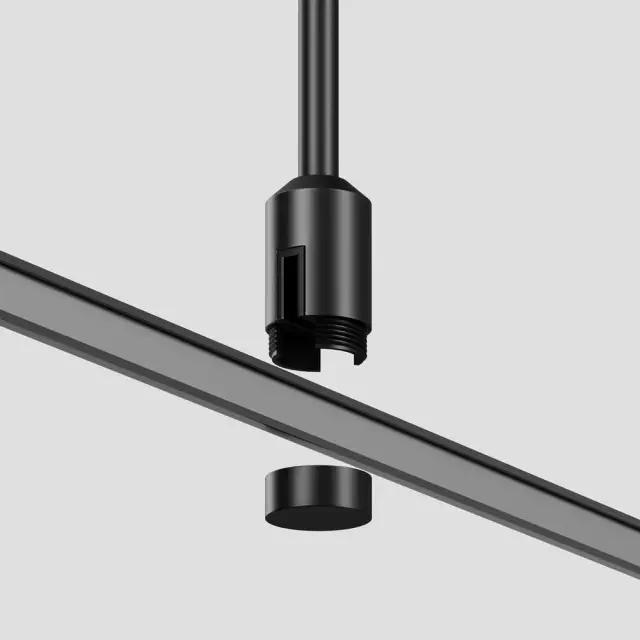 Крепёж Maytoni ACCESSORIES FOR TRACKS FLEXITY — магнитные, черный, ракурс 2