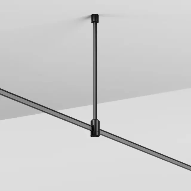 Крепёж Maytoni ACCESSORIES FOR TRACKS FLEXITY — магнитные, черный, ракурс 3