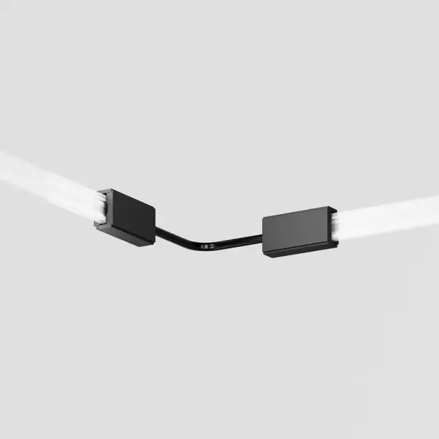 Коннектор Maytoni ACCESSORIES FOR TRACKS FLEXITY — магнитные, черный, ракурс 4