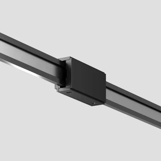 Коннектор Maytoni ACCESSORIES FOR TRACKS FLEXITY — магнитные, черный, ракурс 3
