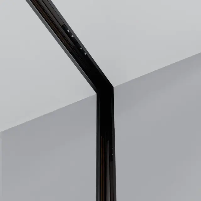 Коннектор Maytoni ACCESSORIES FOR TRACKS EXILITY — магнитные, черный, ракурс 3