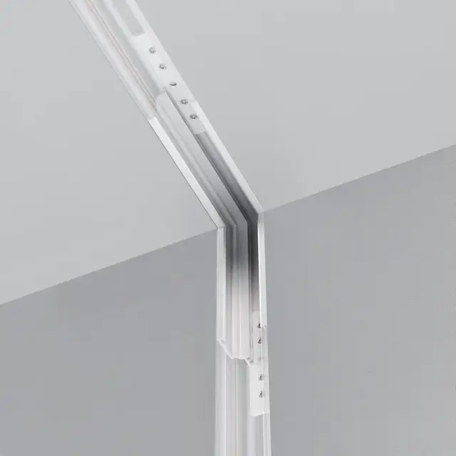 Коннектор Maytoni ACCESSORIES FOR TRACKS EXILITY — магнитные, белый, ракурс 4