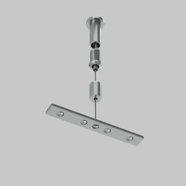 Крепёж Maytoni ACCESSORIES FOR TRACKS EXILITY — магнитные, никель, ракурс 2