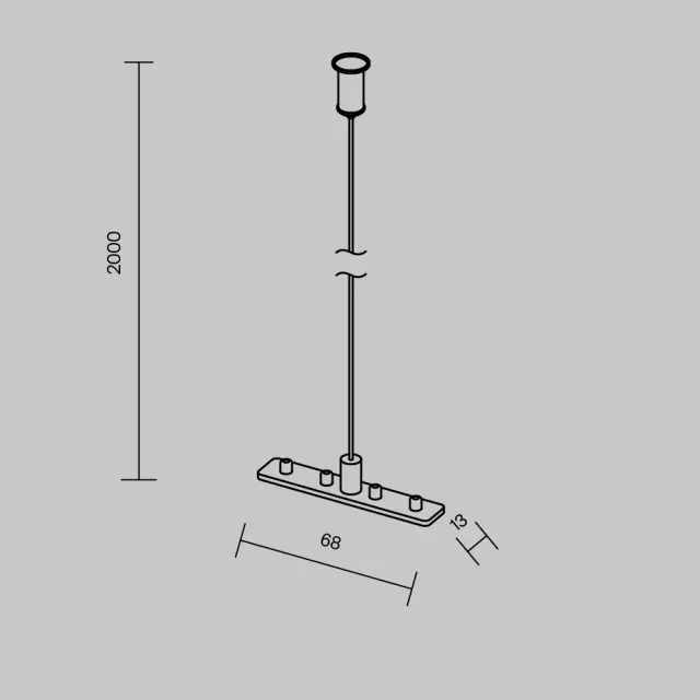 Крепёж Maytoni ACCESSORIES FOR TRACKS EXILITY — магнитные, никель, ракурс 5