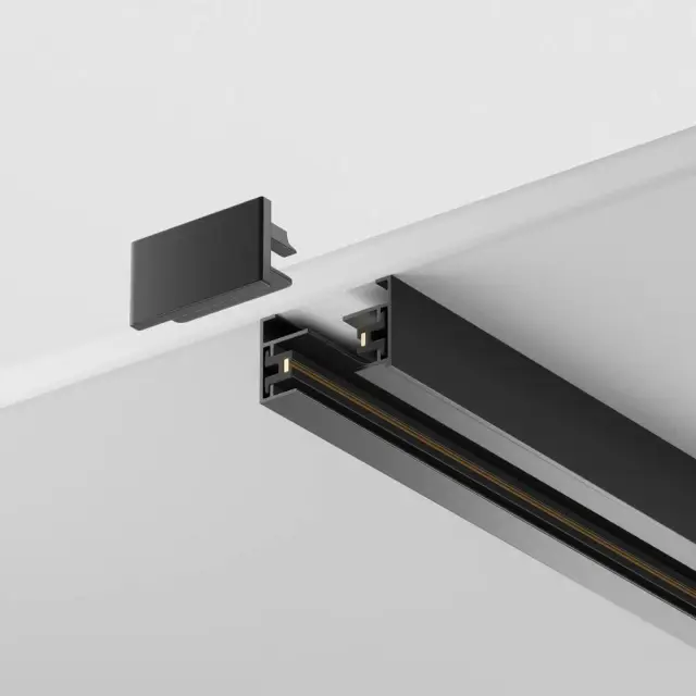 Шинопровод Maytoni BUSBAR TRUNKINGS — однофазные, черный, ракурс 3
